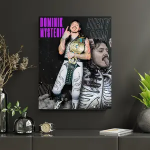 Dominik Mysterio WWE Poster: Dirty Dom  Wall Art, WrestleMania Posters, WWE Fan Gift, Wrestling Prints, WWE Room Decor #89