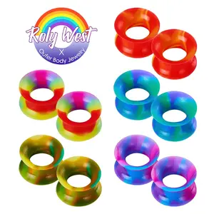Oufer X Roly 10PCS 8-12mm Soft Silicone Tunnels