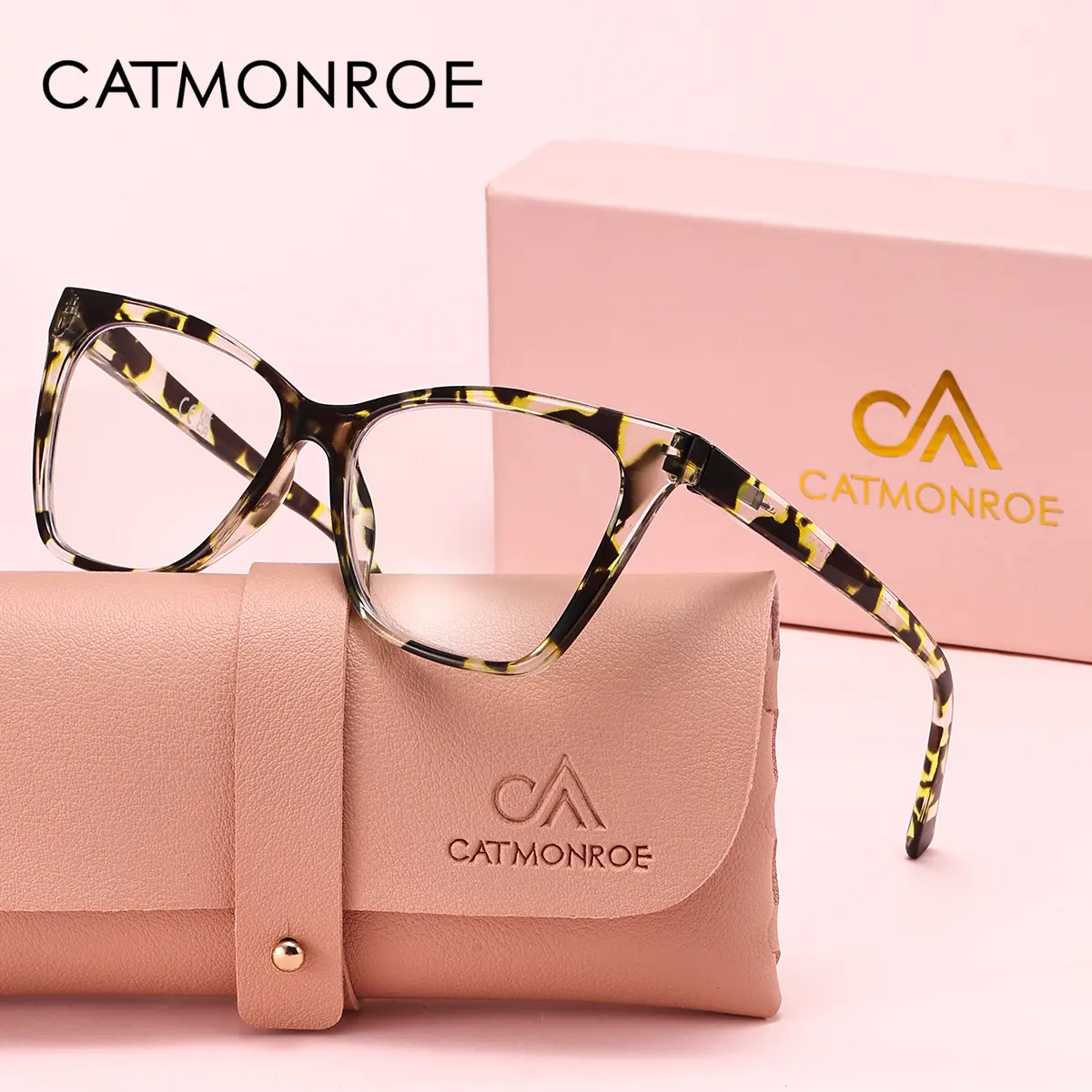 CATMONROE Lightweight And Comfortable Casual Style High Quality Eyewear Reading Eyeglasses, Cat Eye Frames, Fashionable Decorations, Thanksgiving Brand Packaging, Perfect Gift Items, Trending Eyeglasses