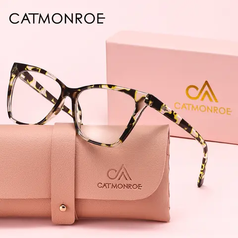 CATMONROE Lightweight & Comfortable Casual Style High Quality Reading Eyeglasses, Cat Eye Frames, Fashionable Decorations, Thanksgiving Brand Packaging, Perfect Gift Items, Trendy Eyeglasses, Trending Eyeglasses