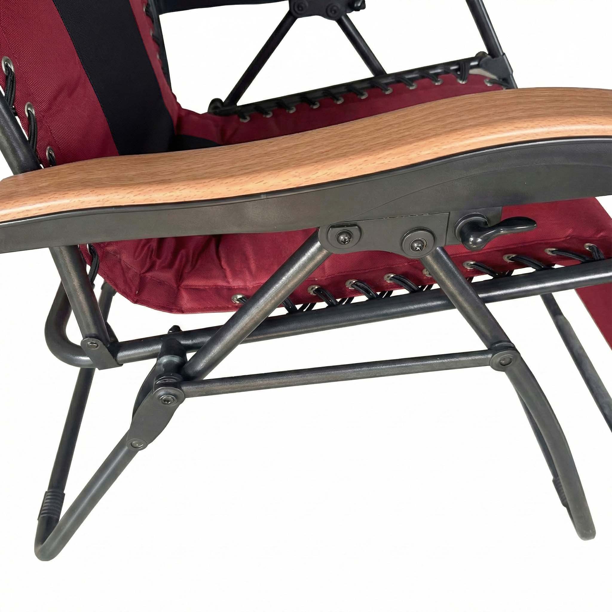 Viral Trending Oversized Padded Zero Gravity Chair | 30" Extra Wide Seat Anti-Gravity Lounger for Big & Tall, Foldable Patio Recliner with Side Cup Holder, Supports 400 LBS for Indoor Outdoor Camping Backyard Porch