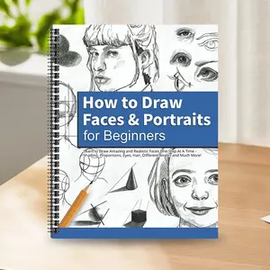 How to Draw Faces & Portraits for Beginners, Step-By-Step Drawing Guide, Essential Art Tutorial for New Artists, Learn Portrait Sketching Easily