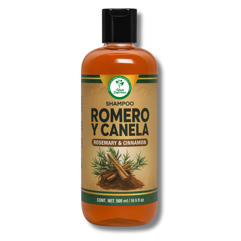 VIRAL Shampoo Romero, Sábila & Canela (Rosemary, Aloe Vera & Cinnamon) – 16.9 fl oz / 500 ml – Premium Nourishing Formula – Nutre y Revitaliza el Cabello – Natural Shine & Strength – For All Hair Types Conditioner Haircare