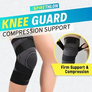 Compression Knee Guard / Knee Brace Support Protector for Pain Relief and Recovery