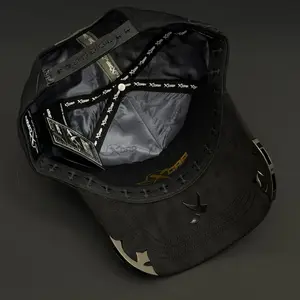 X Hats “N Y 3 Cruces Total Black”