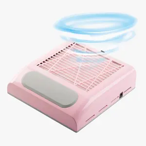Professional Powerful Nail Duster Exhaust Fan for Nail Art Vacuum Collector Gel Nail Duster for Nail Art Salon Equipment, Nail Care