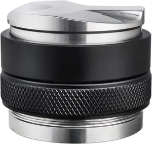 58mm Coffee Distributor and Tamper, Dual  Coffee Leveler Fits for Portafilter, Increased Adjustable Depth- Professional Espresso Hand Tampers