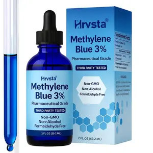 Methylene Blue Pharmaceutical Grade, 3% Ultra Concentration Nootropic Supplement for Humans, No Formaldehyde, No Alcohol, Third-Party Tested Vitamin Healthcare Fitness