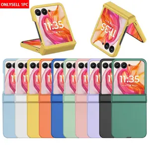 Candy-colored Smartphone case with hinge protection, hard PC back plate for Protective Shockproof and drop protection. Compatible with Motorola Razr Plus 2023/Razr 40 Ultra/Razr 2024/Razr 50/Razr 2025/Razr 60/Razr Ultra 2025/Razr 60 Ultra.