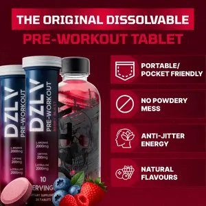 DZLV - The Original Dissolvable Preworkout Tablet (30 Servings) DZLV - The Original Dissolvable Preworkout Tablet (30 Servings)