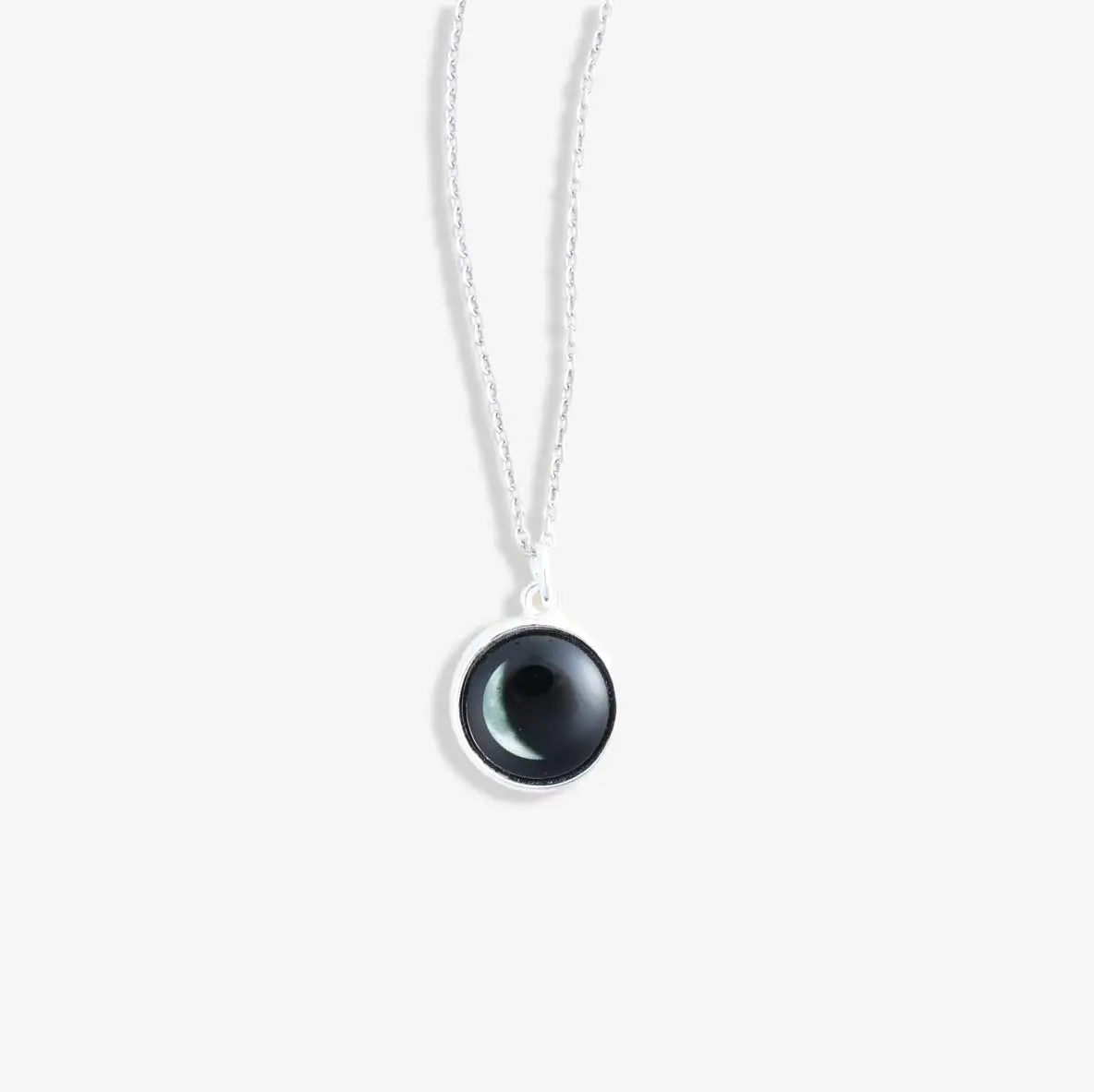 Crescent Smiling Moon Necklace