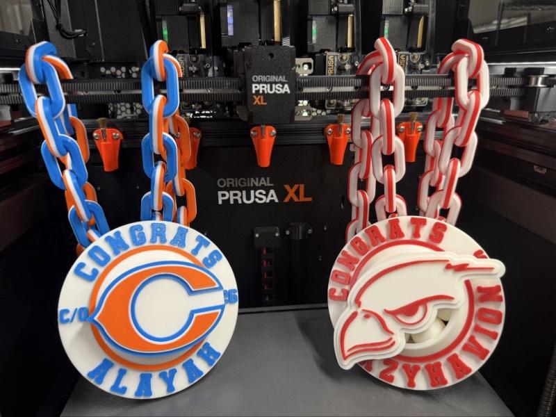 3d Printed SPINNING Graduation Rally Championship Chain Player of the Game I Custom I Sports MVP Baseball Football Cheer Wedding Concert 3d Printed SPINNING Graduation Rally Championship Chain Player of the Game I Custom I Sports MVP Baseball Football Cheer Wedding Concert