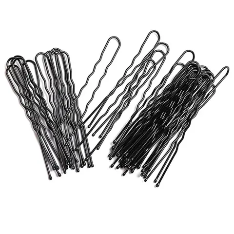 Simple Plain Color Hair Pin (50pcs), Casual U-shaped Hair Clip, Fashion Hair Accessories for Women & Girls, Minimalist Headwear Suitable for Thick Hair, Hair Pin Set, Hair Clips For Thick Hair