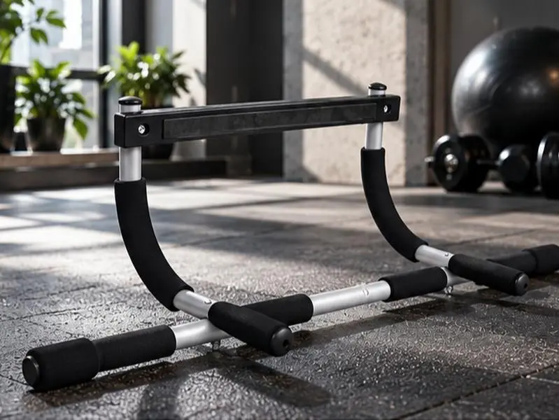 Multifunction Doorway Pull Up Bar, No Drill Chin Up Bar with Push Up Handles for Home Gym Upper Body Strength Training