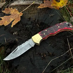 3.75” Classic Pocket Knife Ember Manual Folding 2.75” Blade Carving Whittling Knife