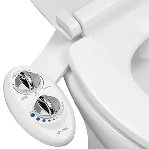 LUXE Bidet NEO 185 - Rear and Feminine Wash, Self-Cleaning, Non-Electric Bidet Attachment for Toilet Seat, Adjustable Water Pressure