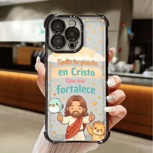Todo Lo Puedo En Cristo Phone Case - Christian Inspirational Design Phone Case For iPhone 17 16 15 14 13 12 11 PRO PLUS MAX Phone Case #YGSJDYS105