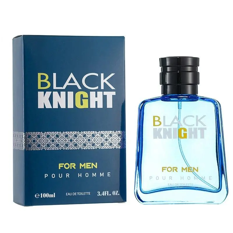 BLACK KNIGHT Pour Homme Men's Cologne, 100ml. Long-lasting fresh aquatic woody scent for men, perfectfor business & sports. Vibrant watery top notesblend with warm woody base. Date Night Wearllong lasting cologneldate night fragrance, gift for him