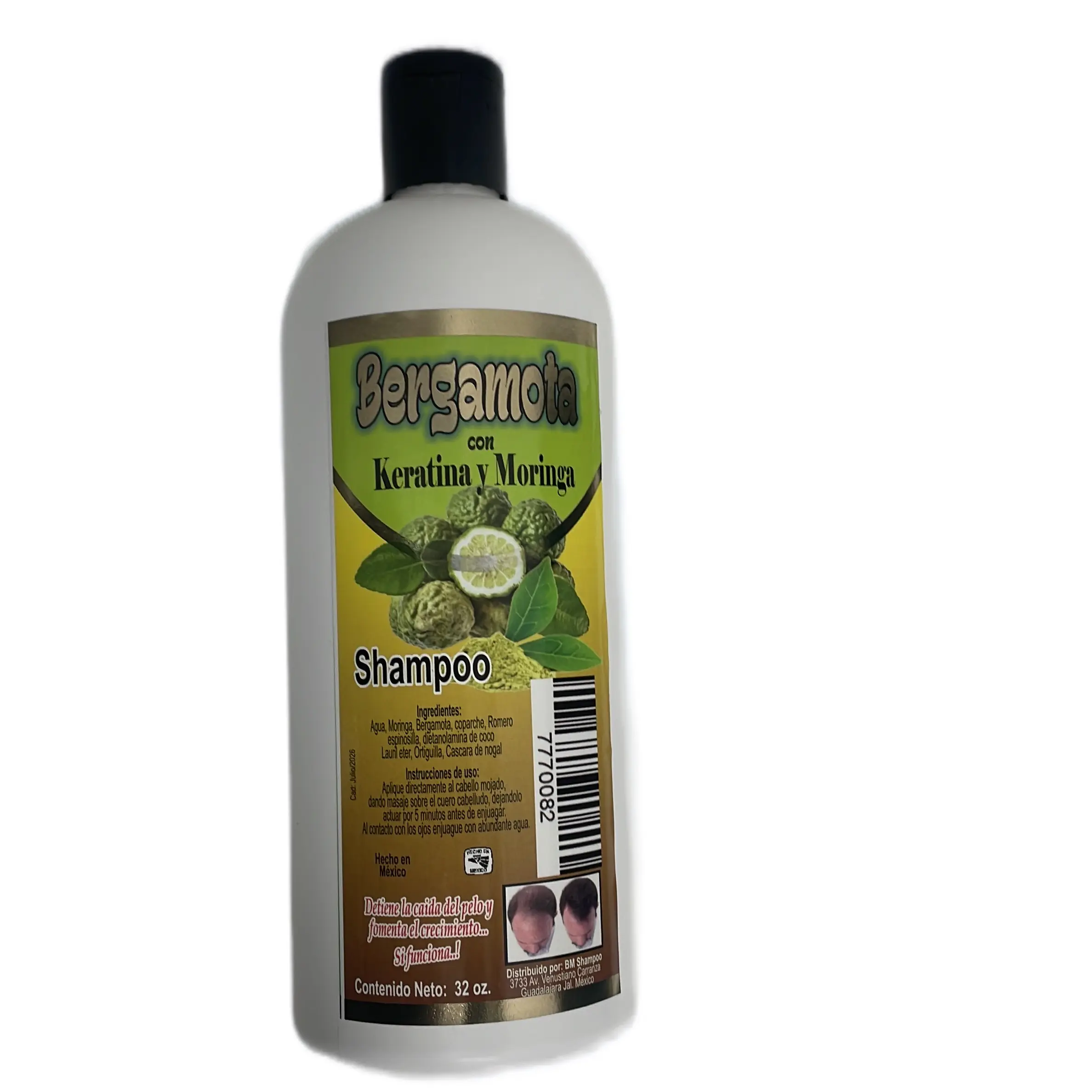 Bergamot Shampoo with Keratin and Moringa Bergamot Shampoo with Keratin and Moringa