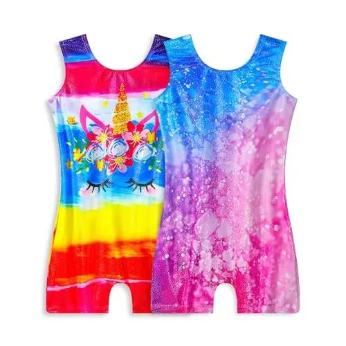 2pcs Colorful Unicorn & Blue Rose