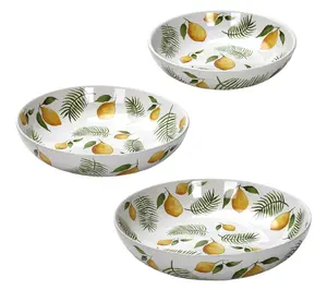 Temp-tations Seasonal Set of 3 Shallow Nesting Bowl Set
