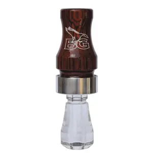 Double Cross Diamondwood/Poly Double Reed Duck Call
