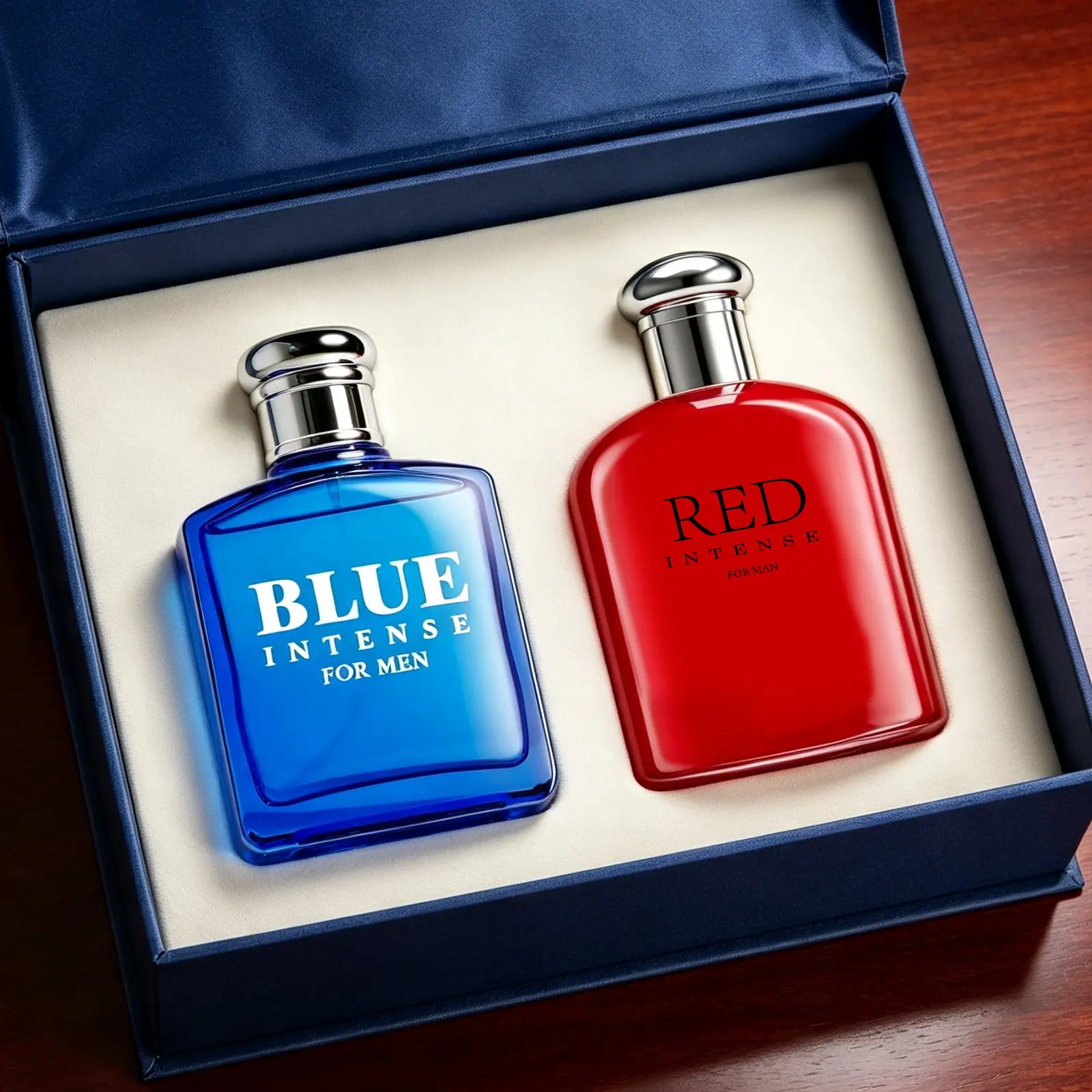 2-Pack Men's EDP, Marine Fresh + Spicy Woody, Melon Citrus Cucumber / Cranberry Grapefruit Lemon Saffron Sage Amber Coffee Woody, Long-Lasting 6-8H, Perfect for Dates Daily Parties Business, Top Gift for Christmas Valentine's Day Father's Day