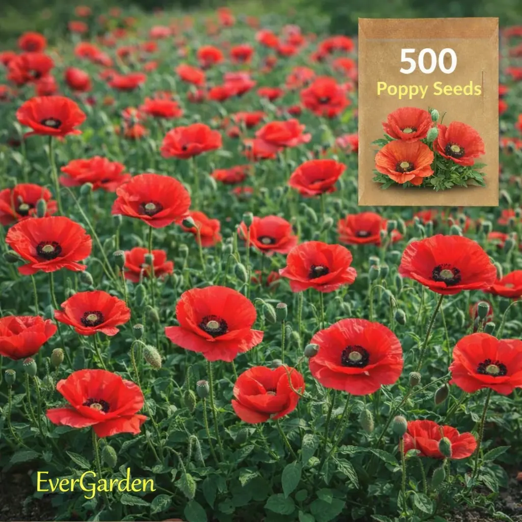 Poppy Flower Seeds  500 Seeds for Garden Planting - TikTok Shop