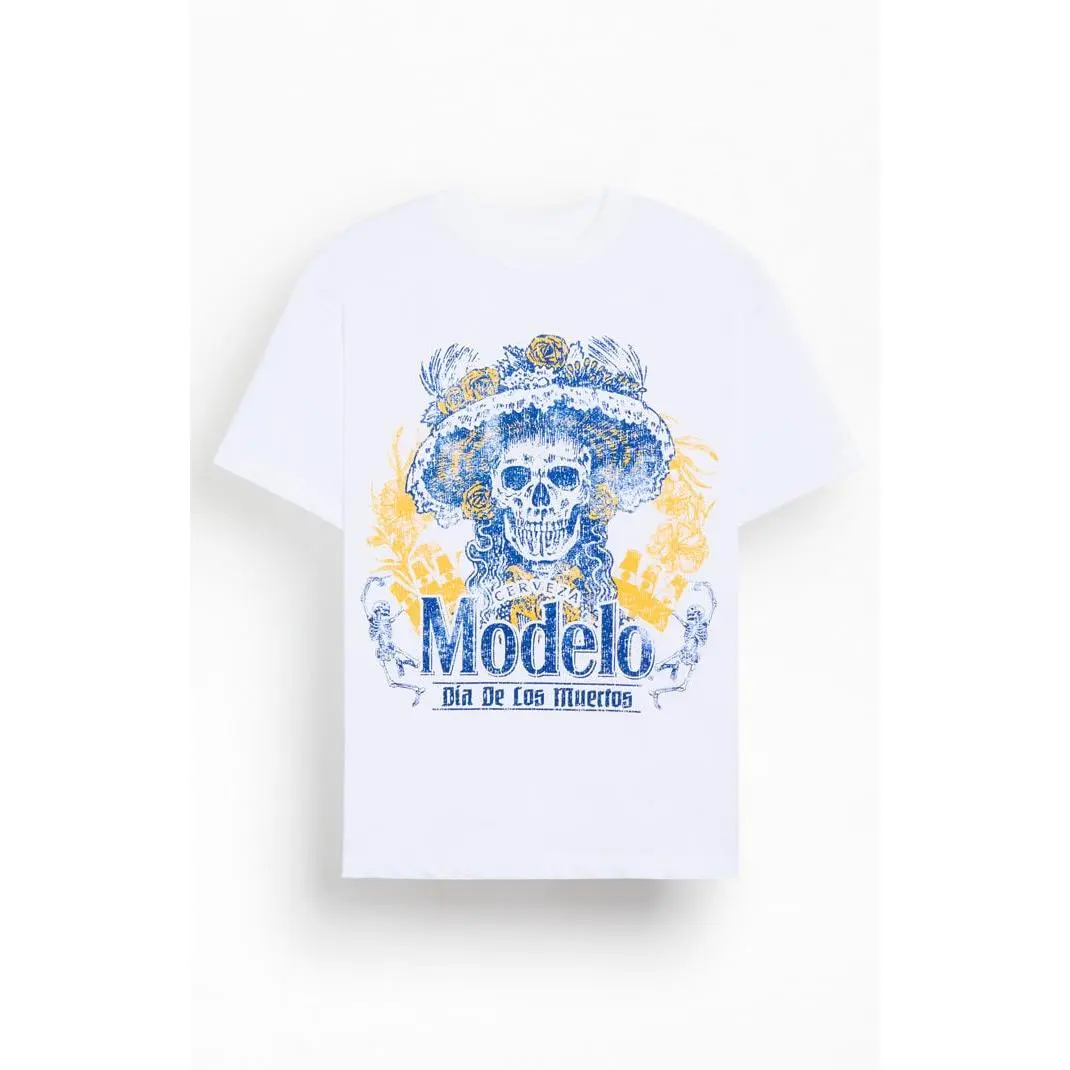 Modelo Men's Celebration Dia De Los Muertos T-Shirt - Multicolor