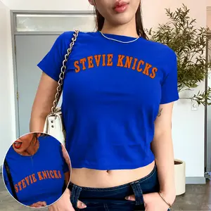 Stevie Knicks babytee Shirt, Viral Vintage Basketball Tee, Retro NYC Graphic Shirt, Celebrity Inspired Game Day Tee RNW