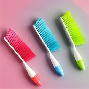 Multifunctional Home Cleaning Brush Set, Soft Bristle Handheld Brushes for Beds Sofas Carpets Furniture, Durable, Versatile & Efficient Design, Handle
