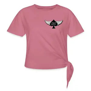 Heavenly Spades Women's Knotted T-Shirt