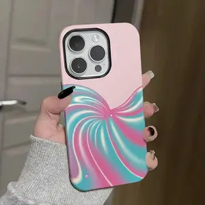 Pastel, swirl, abstract Soft And Hard Two-In-One Film Printed Full Pattern Case For IPhone 16 15 14 13 1211 Pro Max Plus Phone Case