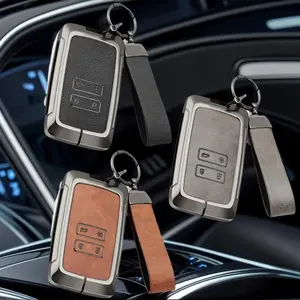 Zinc Alloy Car Key Case Cover Shell For Renault Captur Megane Talisman Espace Zoe Koleos Scenic 4 Arkana Dacia Sandero Card, Car Key Protector, Car Key Accessory, Car Key Holder