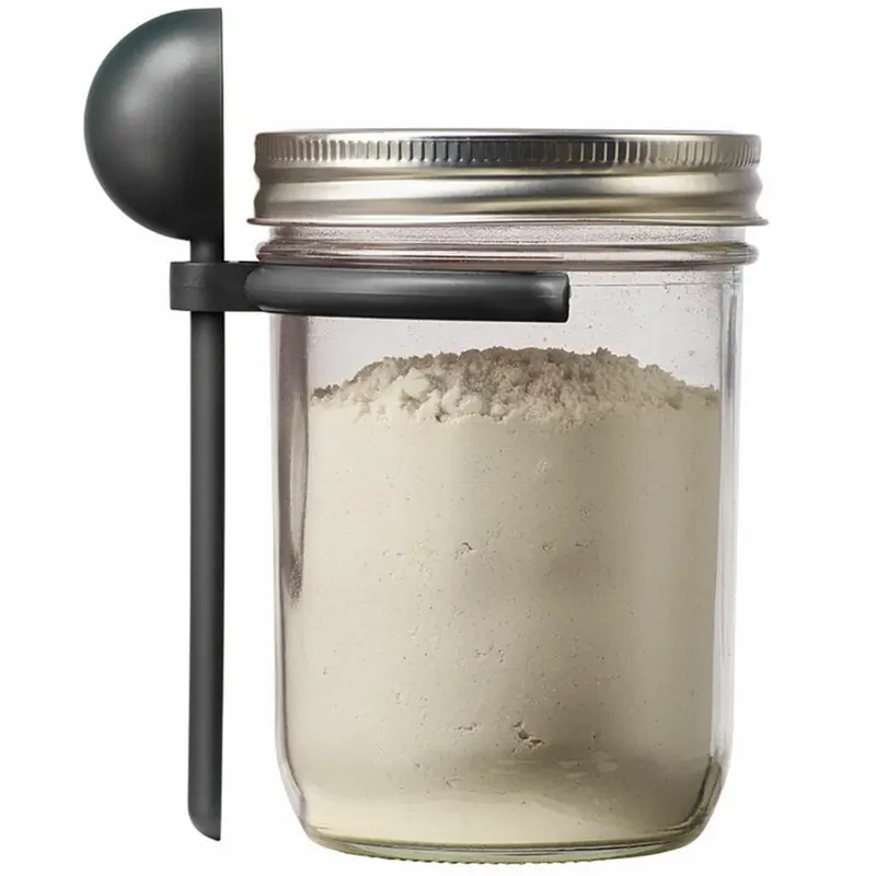 Jarware Coffee Spoon Clip for Regular and Wide Mouth Mason Jars
