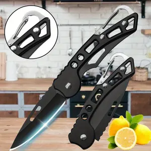 3-18PCS Stainless Steel Folding Knife Sharp Kitchen Knife Multipurpose Meat Cleaver High Quality Portable Professional Cutting
