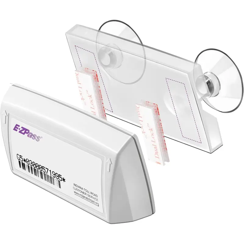EZ Pass Holder for Windshield for  States Major, Ezpass Holder for Windshield Easy to Install and Remove Ipass Sticker Mont Toll Transponder for