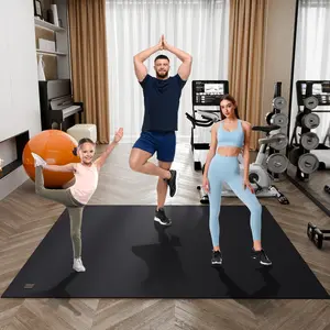Gxmmat NEW UPGRADED EXERCISE MATS - Extra Wide 7 feet, Size: 7x8