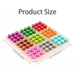 Children Sudoku Games Chess Toys Cognitive Color Digital Board Party Games Educational Sudoku Puzzles Wooden Toys Brain Training
