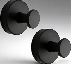 Strong Removable Suction Cup Hooks for Glass Window & Shower Door, Multipurpose Towel & Loofah Hanger Hooks for Bathroom & Kitchen, 2 Pack