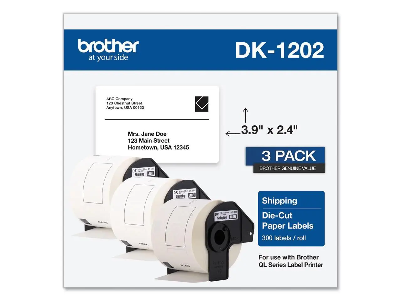 Dk 1202 Labels Brother DK-1202 Label Printer Labels 2.4