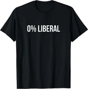 0 Percent Lib T-shirt Funny Graphic Tee Halloween Humor Gift Idea