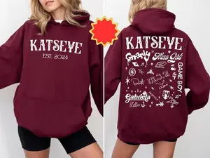 Retro Katseye Hoodie, Sweatshirt, Katseye Beautiful Chaos