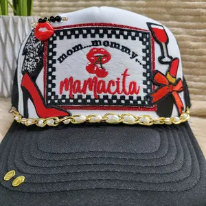 Mom...Mommy...Mamacita Otto high-profile snapback foam trucker hat.