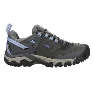 KEEN Womens Ridge Flex Waterproof Hiking Hiking Sneakers Shoes - Grey