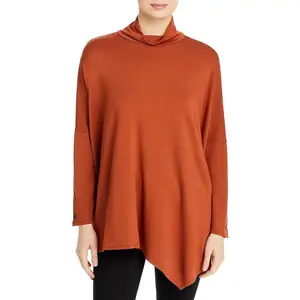 Cupio Turtleneck Poncho S/M Button Spandex