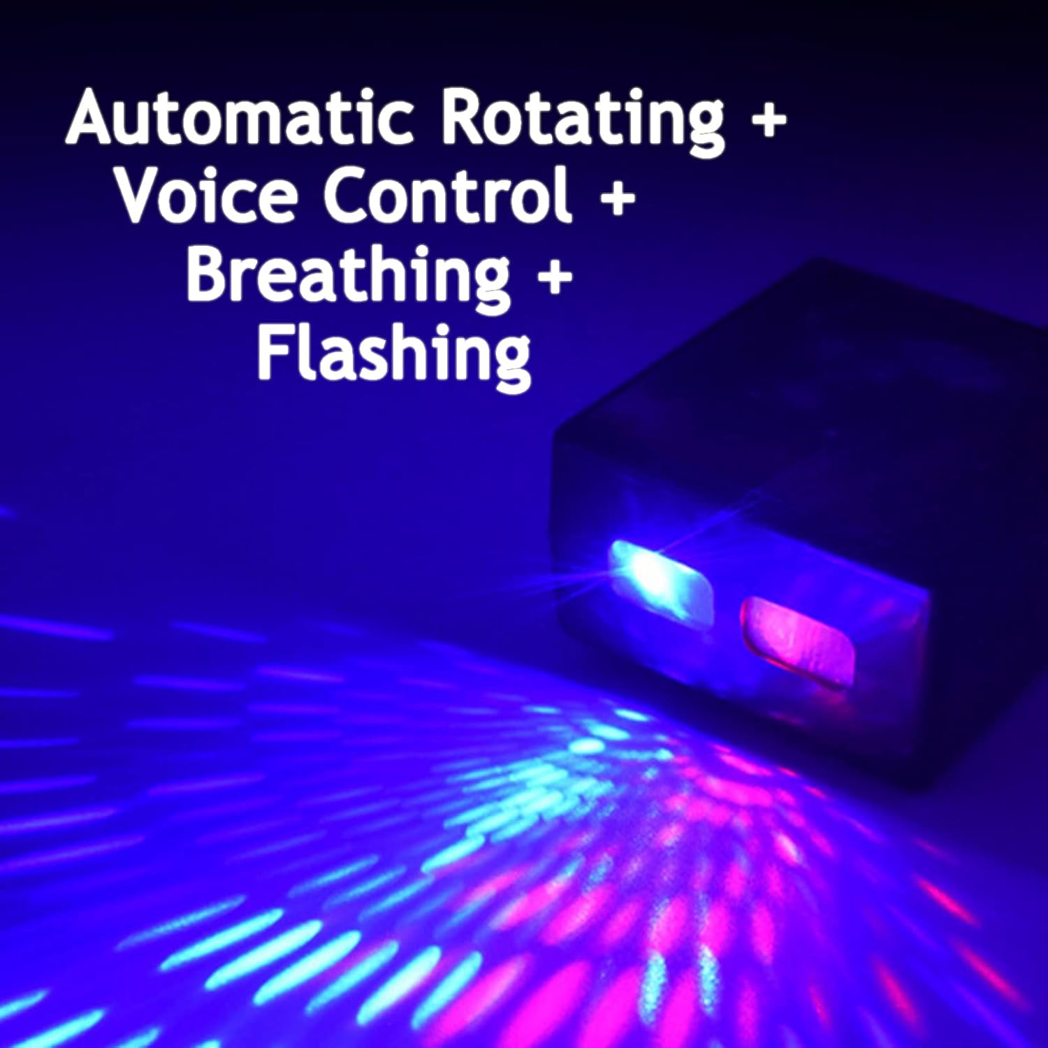 USB Star Projector Night Light, Portable Romantic Interior Car Roof Lights, Adjustable Star Lamp Projector Decorations for Car, Ceiling, Bedroom