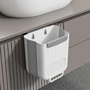 Kitchen hanging trash can wall mount or cabinet door mounted space saving design for easy organization keeps kitchen tidy Kitchen Garbage Can