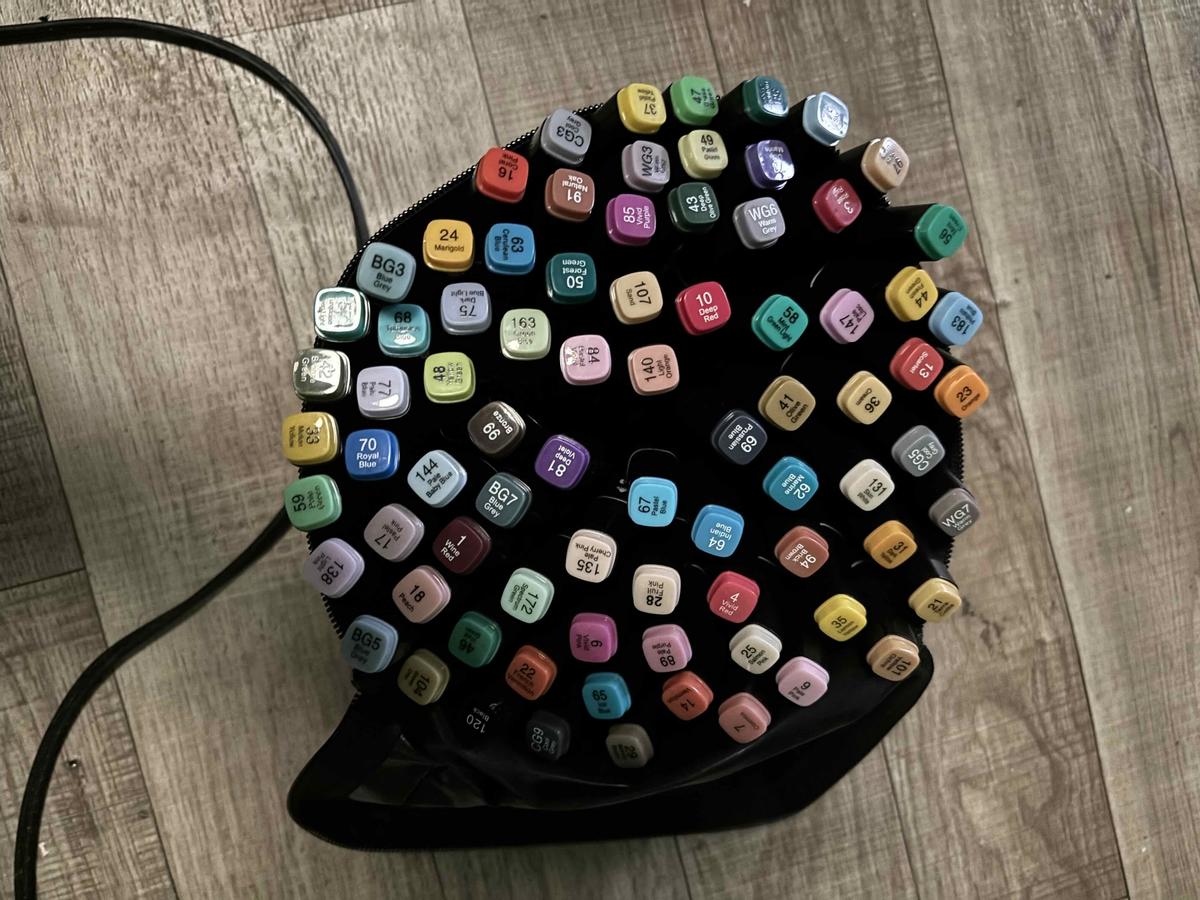 Item: 48 color double headed bag version