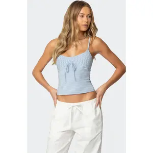 Edikted Women's Tova Striped Scoop Tank Top